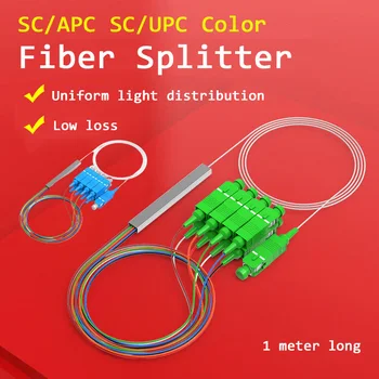 10buc/lot 1X8 PLC Separator SC/APC SC/UPC Fiber Optic Splitter Singur Modul de 0.9 mm Transport Gratuit