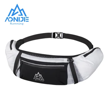 AONIJIE Sport Multi-Funcțional Talie Sac de Funcționare borseta Cu Fermoar, Betelie Reglabil Pentru Drumeții Maraton de Catarare Sac