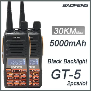 BAOFENG GT-5 2 buc 10W 2Way Amatori de Radio Portabile de Emisie-recepție cu Rază Lungă UHF VHF&Dual Band Walkie Talkie Ham Radio UV82 Upd