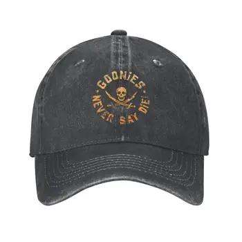 Clasic Bumbac Goonies Șapcă De Baseball Bărbați Femei Personalizate Reglabil Unisex Gotic Craniu Tata Pălărie De Vară