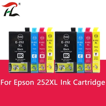 Compatibil cartuș de cerneală T252XL 252XL Înlocui pentru Epson T252 T2521 WorkForce WF-7110 7210 3620 3640 7610 7620 7710 Prinetr
