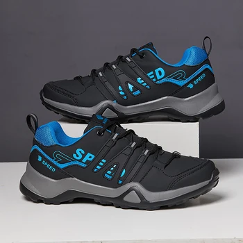 De Vânzare la cald Impermeabil din Piele Barbati Pantofi Trekking Respirabil Mens în aer Liber, Drumeții Pantofi Anti-alunecare Bărbați Alpinism Boot Plus Dimensiunea 47