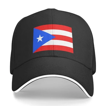 Drapelul de Puerto Rico Unisex Șapcă de Baseball se Potrivește Bărbați Femei Reglabil Tata Pălărie Sandwich Bill Capac