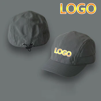 Noul Logo Personalizat Unisex Uscare Rapidă Trucker Hat în aer liber pentru Femei, Sepci de Baseball Hip-Hop cu Scurt Streașină Bărbați Snapback Capac de Sport
