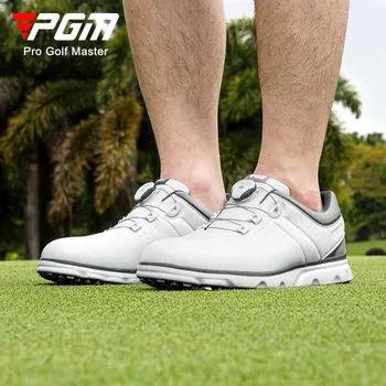 PGM Pantofi de Golf Barbati Buton Cataramă Pantofi de Golf, rezistent la apa, Confortabil Adidasi Casual