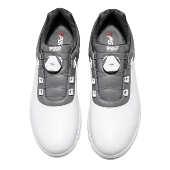 PGM Pantofi de Golf Barbati Buton Microfibra Adidași Moale Impermeabil Respirabil Non Alunecare Pantofi de Golf, Pantofi sport Bărbați Adidas