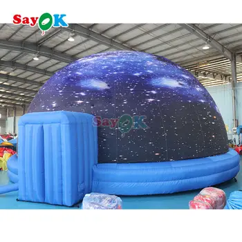 SAYOK Gonflabil Gigant Planetariu Dome Cort Albastru Cerul Înstelat Gonflabile Planetariu Proiecție Dome Cort pentru copii de Predare Școală