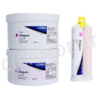 Silagum DMG Dentare Silicon Moale Chit O Lumină-Corp VPS Stomatologie Impresia Kit Material Corp Greu de Cauciuc Dentist Consumabile