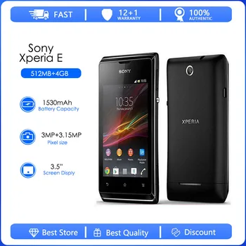 Sony Xperia E C1505 Renovat Original deblocat Telefonul Mobil 3G WIFI GPS, Camera 3.15 MP, Android 4.1 Telefon Mobil Gratuit de transport maritim
