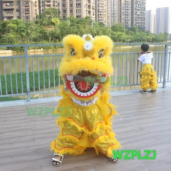Vanzare Dans Leu Costum Cu Pantaloni 5-12 Copii De Vârstă Copilul Petrecere Sportul De Performanță În Aer Liber, Parada Eveniment Etapă Mascota China