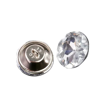 100BUC Cristal Tapițerie Butoanele de 30 Mm Butoanele Imita Nasturi de Diamant cu Buclă de Metal pentru DIY de Cusut