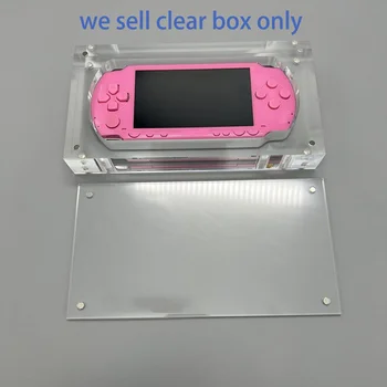 10BUC Transparență Ridicată de Stocare Acoperire Magnetică de Afișare Acrilic cutie Pentru PSP 1000 Consolă de jocuri Protector de Acoperire Coajă Cutie Stand