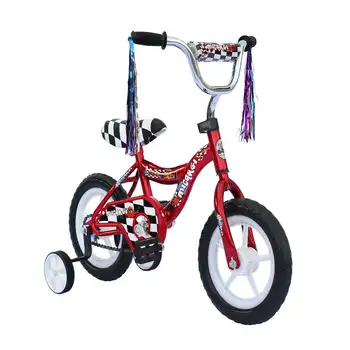 12. Băiat sau Fată BMX Biciclete S-Type Cadru EVA Anvelope Frână cu Bicicleta 's Bike - Rosie