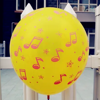12 inch latex 8/16 notă muzicală baloane din latex in eveniment ,copil de cameră decor petrecere muzica de nota balon auto-etanșare Globos