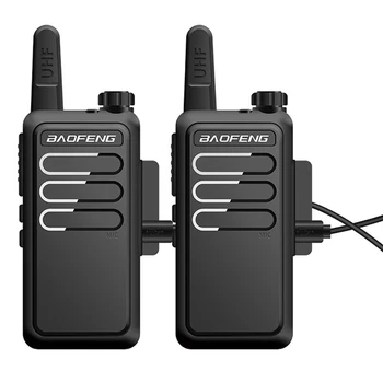 2 buc baofeng R5 mini walkie talkie BF-R5 USB Încărcător Rapid BF-C9 400-470MHz Radio Portabil Set BFR5 Woki Toki două fel de radio