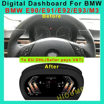 2023 Digital Nou Cluster Virtual Cockpit M Sport Pentru BMW seria 3 E90 E91 E92 E93 2005-2012 Auto Multimedia Player de Bord Viteza Metru