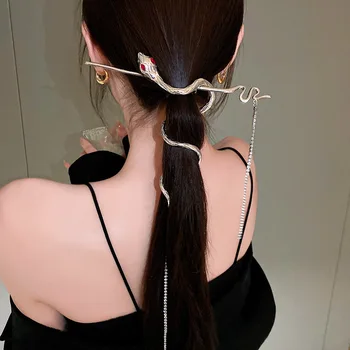 2023 Noul Stil Chinezesc Clasic De Sarpe Ac De Păr Simplu Lanț Ciucure De Păr De Sex Feminin Moda Accesorii De Par