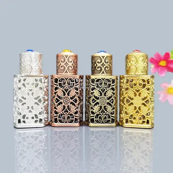 240pcs 3ml Antichizat Metal Sticla de Parfum Stil Arab Uleiuri Esențiale Sticla Recipient Aliaj Royal Sticla Decor Nunta