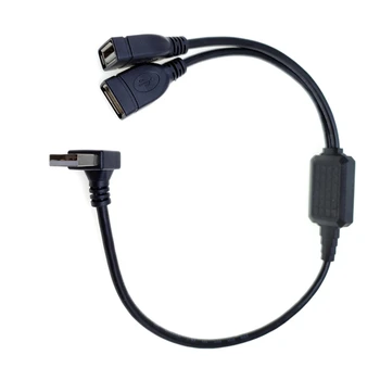 25cm 50cm 80cm USB Extender de Încărcare Splitter-ul este Conectat la USB Disk, Tastatură, Mouse 1/2 Multi Port Laptop Cablu de Extensie