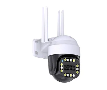 2MP 1080P cu Zoom 4X Dual Lens/3Lens Plin de Culoare NightVision Camera IP de Exterior de Apă-dovada AI Umanoid Detectarea de Alarmă de Securitate Acasă