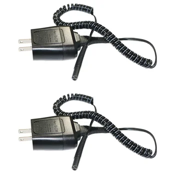 2X Cablu de Alimentare pentru Braun aparat de Ras Series 7 3 5 S3 Încărcător pentru Braun aparat de Ras Electric 190/199 Înlocuire 12V Adaptor Plug SUA