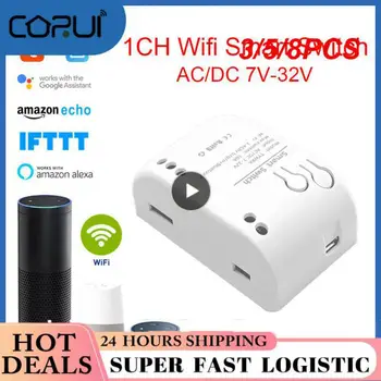 3/5/8PCS 10a Control de la Distanță Comutator de Distribuție Mini Întrerupător Modulul de Control Vocal Unic-modul Wifi Wireless Switch Diy Tuya Smart Home