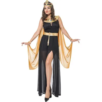 3 Buc Sexy Egiptene Cleopatra Doamnelor Costum Cleopatra Roman Toga Halat De Zeita Greaca Rochie Fancy Costume Costum De Aur