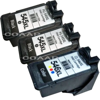 3 pack Compatibil Canon PG 545 CL-546 Refillable cartuș de cerneală pentru Pixma IP 2880 2850 Printer