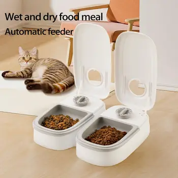 350ML/700 Alimente pentru animale de Companie Alimentator Curățare Ușoară Câinele Alimentator Praf-proof Rezistent Animal de casă Pisică Câine Calendarul Alimentator Utilizarea Acasă