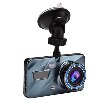 4 Inch Dash Cam din Față și din Spate Vedere aparat de Fotografiat Recorder Dual Camera Auto Dvr Ciclu de Înregistrare Full HD Night Vision G-senzor Dashcam