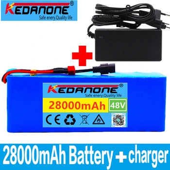 48v litiu-ion baterie 48v 28Ah 1000w 13S3P Litiu-ion Baterie Pack Pentru 54.6 v E-biciclete Electrice biciclete Scuter cu BMS+incarcator