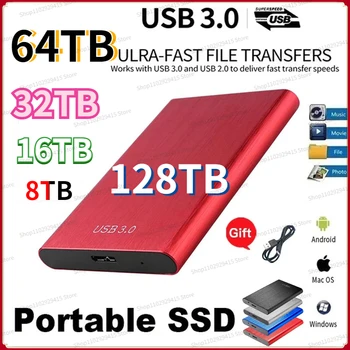 4TB Portabil de Mare viteză 2TB SSD 8TB hd 500gb Hard Disk Extern de Stocare în Masă USB 3.0 Interfață de Stocare pentru Laptop-uri de Calculator ps5