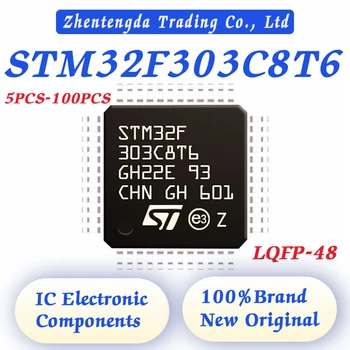 5-100buc Noi STM32F303C8T6 STM32F303C8 STM32F303 STM32F STM32 IC MCU Chip LQFP-48