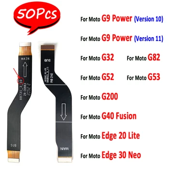 50Pcs，Originale Principal Conectorul de pe Placa de Bord Flex Cablu Pentru Motorola Moto G9 Putere Versiunea 10 11 G82 G52 G53 G40 Fuziune G32 G200