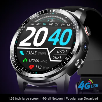 5G WiFi Dual Frecvența 4G Smart Watch Full Netcom Smartwatch Om Waman Apel Video GPS BT Apel IPX7 rezistent la apă Barometru Sport