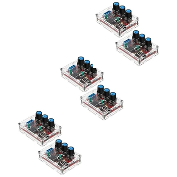 6 Buc Generator de Semnal Kit, XR2206 Funcție Precisă Generator de Semnal de Frecvență Modulul Generator de Semnal DIY Kit