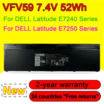 7.4 V 45Wh/52Wh WD52H VFV59 Baterie Laptop Pentru DELL Latitude E7240 E7250 GVD76 W57CV Reîncărcabilă În Stoc Cu Numărul de Urmărire
