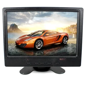 7inch 1280x800 IPS Monitor LCD Cu HD MI+VGA+Intrare AV Semnal de NOI Plug Adaptor de Alimentare