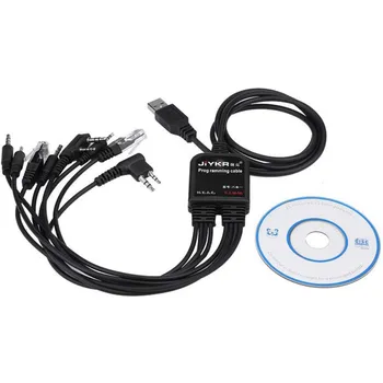 8-În-1 Cablu USB pentru Programare Multifunctional Compatibil Pentru Walkie Talkie KENWOOD/QuanSheng/HYT/Motorola/YAESU/ICOM Radio