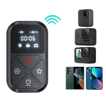 80M Bluetooth Control de la Distanță Pentru GoPro Hero 11 10 9 8 Max 11 Mini Cu Curea de mână Pentru Telefon Inteligent Gopro Accesorii