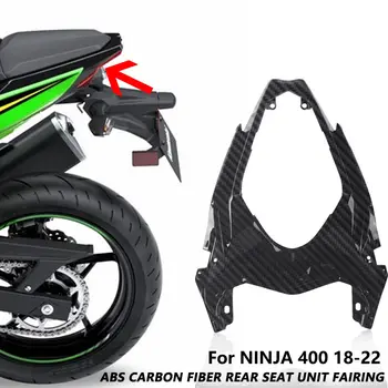 ABS, Fibra de Carbon Finisaj Model Bancheta din Spate Coada Acoperi Panoul de Carenaj Pentru KAWASAKI Ninja 400 2017-2021 Motocicleta Carenajele Glugă