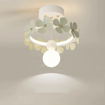 Aipaite modern Scandinav verde/albă sticlă lampă de tavan culoar, hol CONDUS candelabru camera de zi dormitor lumina