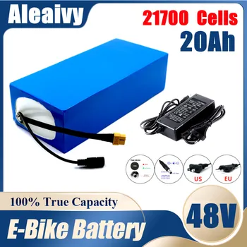 Aleaivy Original 48V 20AH Ebike Baterie 48V 1500W pentru Biciclete Electrice Baterie pentru Biciclete Electrice Puternice Biciclete Baterie T & XT60