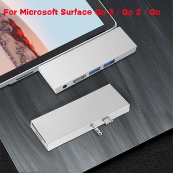 Aliaj de aluminiu Hub USB 3.0 Docking Station USB-C SD/TF Card Reader pentru Microsoft Surface 3 2 HUB 4K compatibil HDMI Splitter