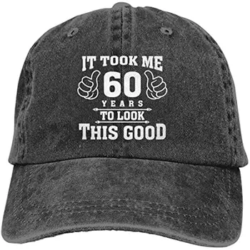 Amuzant de-a 60-a Aniversare Cadouri pentru Barbati, Femei, Vintage Șapcă de Baseball Spălat Bumbac Tata Pălărie
