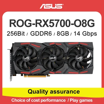 Asus high-end unic AMD ROG RX5700-08G GDDR6 256 bit joc desktop computer graphics card PK RTX3060