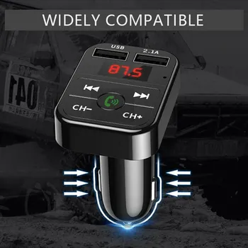 Auto FM Transmitter Wireless Bluetooth 2 Încărcător USB MP3 Player Kit Handsfree Incarcator Auto Electronice de La bord Accesorii Auto