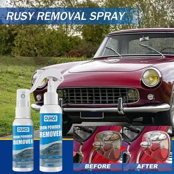 Automobile Pulbere De Fier Derusting Spray Anti Rugina Agent Auto Produse De Decontaminare Multi-Scop Îndepărtarea Ruginii Produs De Curățare