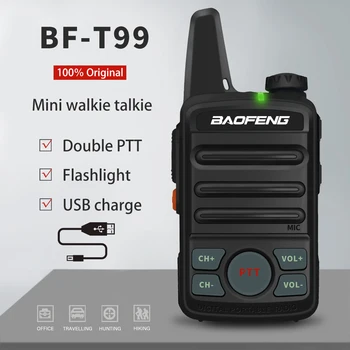 BAOFENG BF-T99 Mini Copii Walkie Talkie Modernizate BF-T1 UHF Radio bft1 HF Transceiver bf t1 Woki Toki Postul de Radio Amator