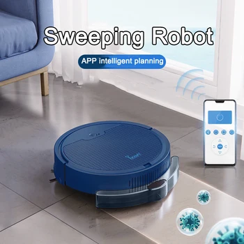 BowAI 3 In 1 Smart Robot de Măturat strada Acasă Mini Sweeper Măturare și Aspirare Aspirator fără Fir Zdrobitoare Roboți Pentru Uz casnic
